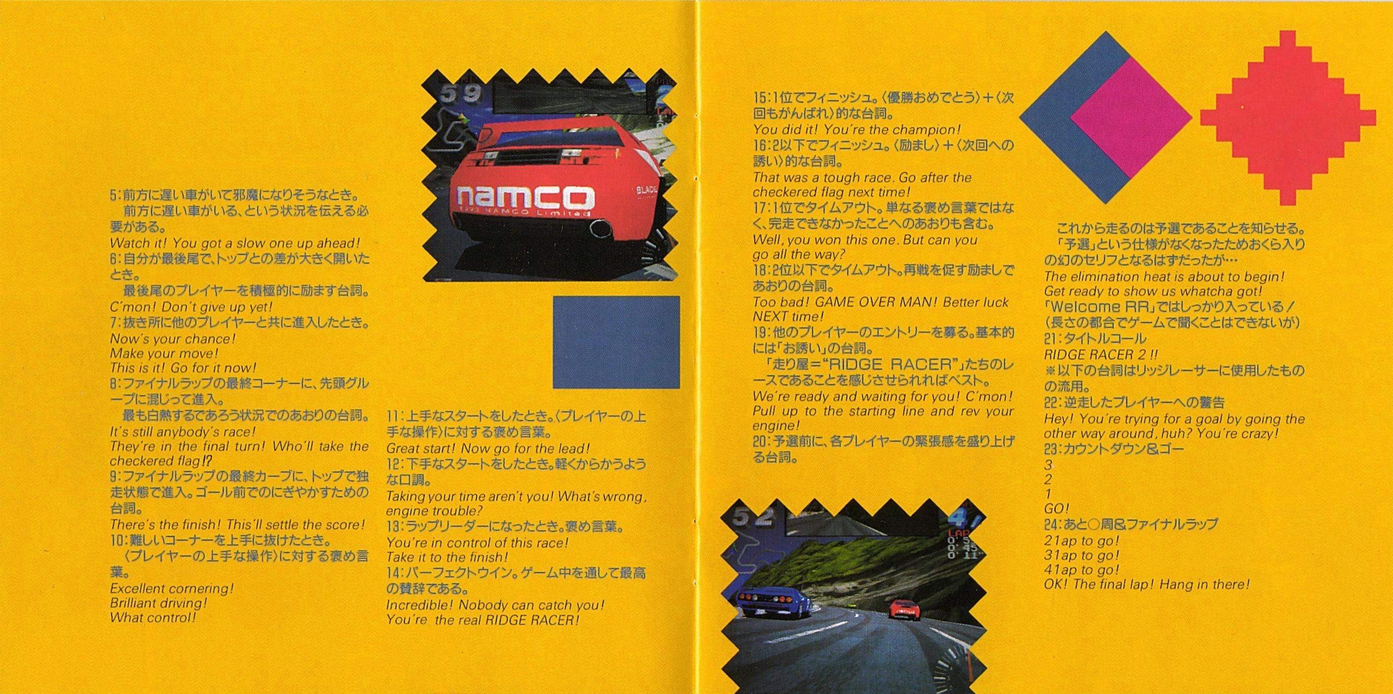Namco Game Sound Express VOL.14 Ridge Racer 2 (1994) MP3